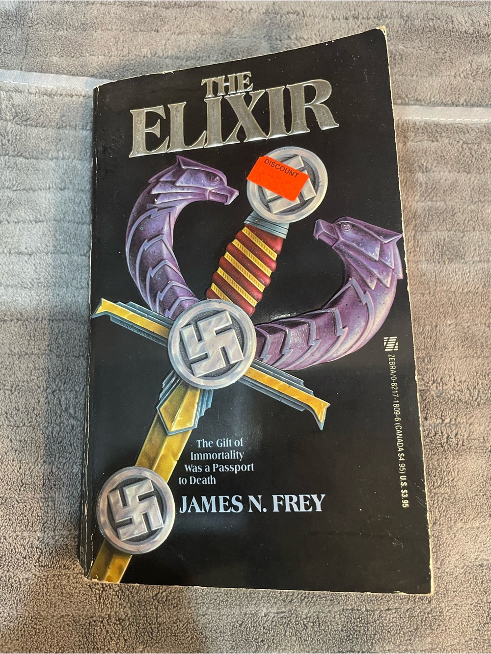 Vintage Book - THE ELIXIR By James N. Frey 1st Edition Paperback